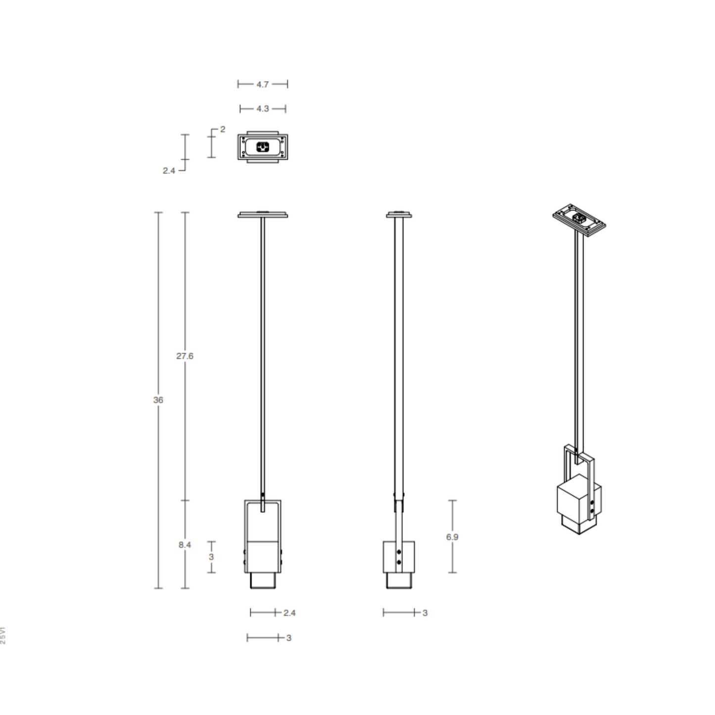 ARTICOLO | CUBO SWING PENDANT