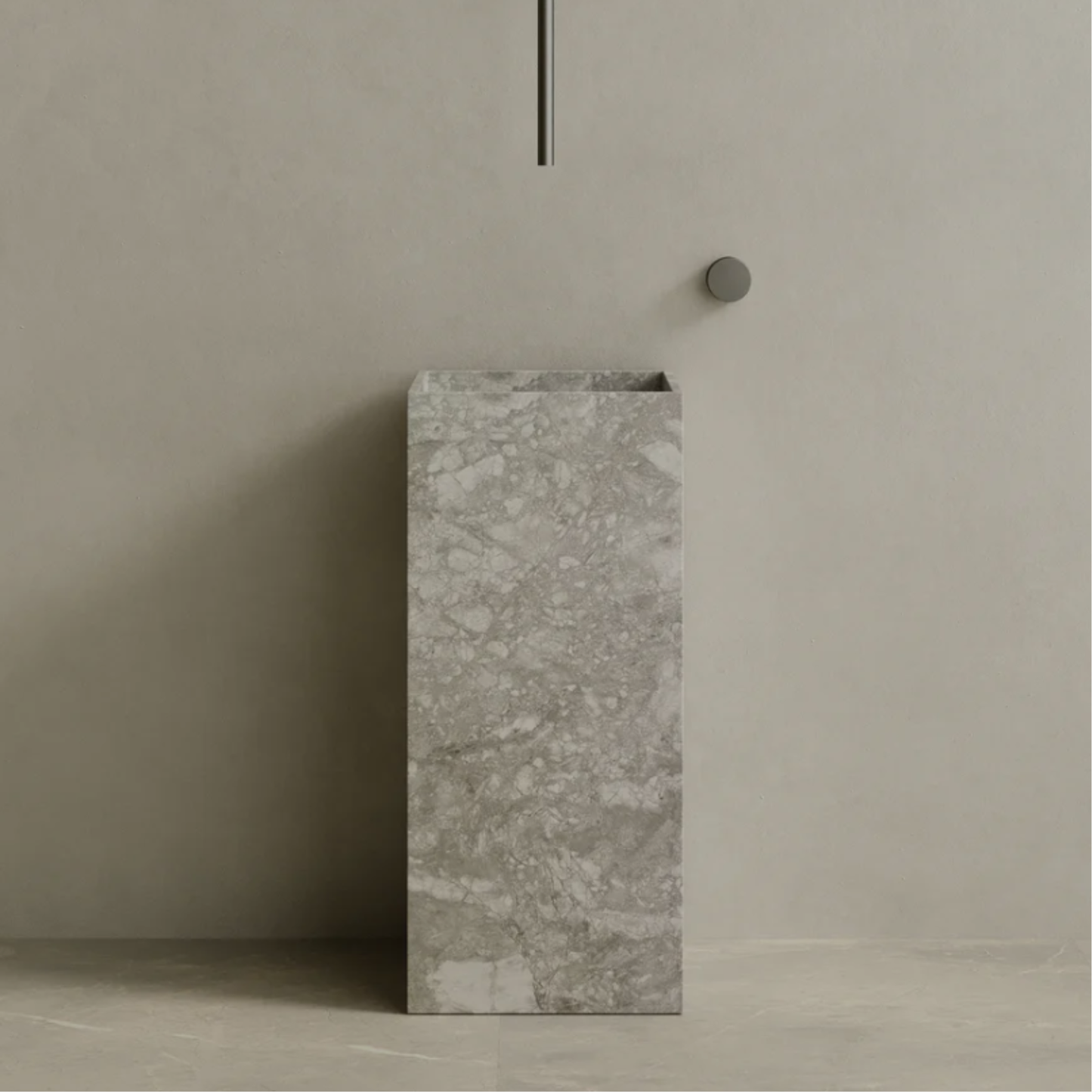 ELEMENTO BATH | QUARO HANDCRAFTER STONE PEDESTAL SINK | $3,313.20 - $6,894.80