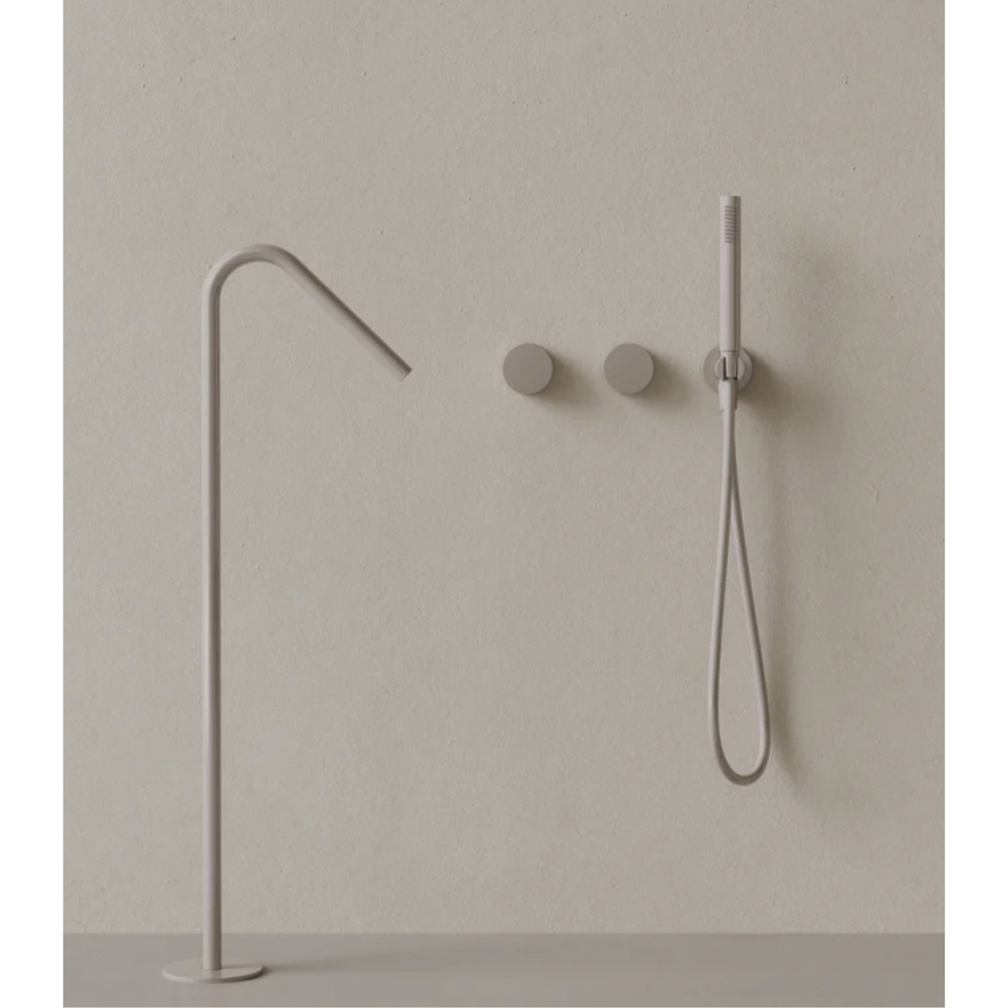 ELEMENTO BATH | ANGLED FLOOR MOUNTED BATHTUB FILLER | $2,270.55