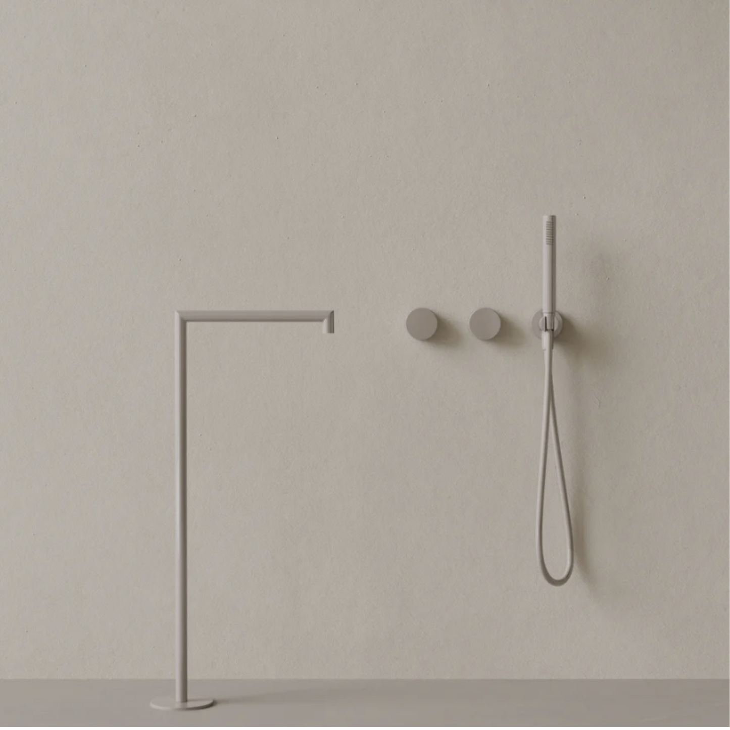 ELEMENTO BATH | SQUARE FLOOR-MOUNTED BATHTUB FILLER | $2,270.55