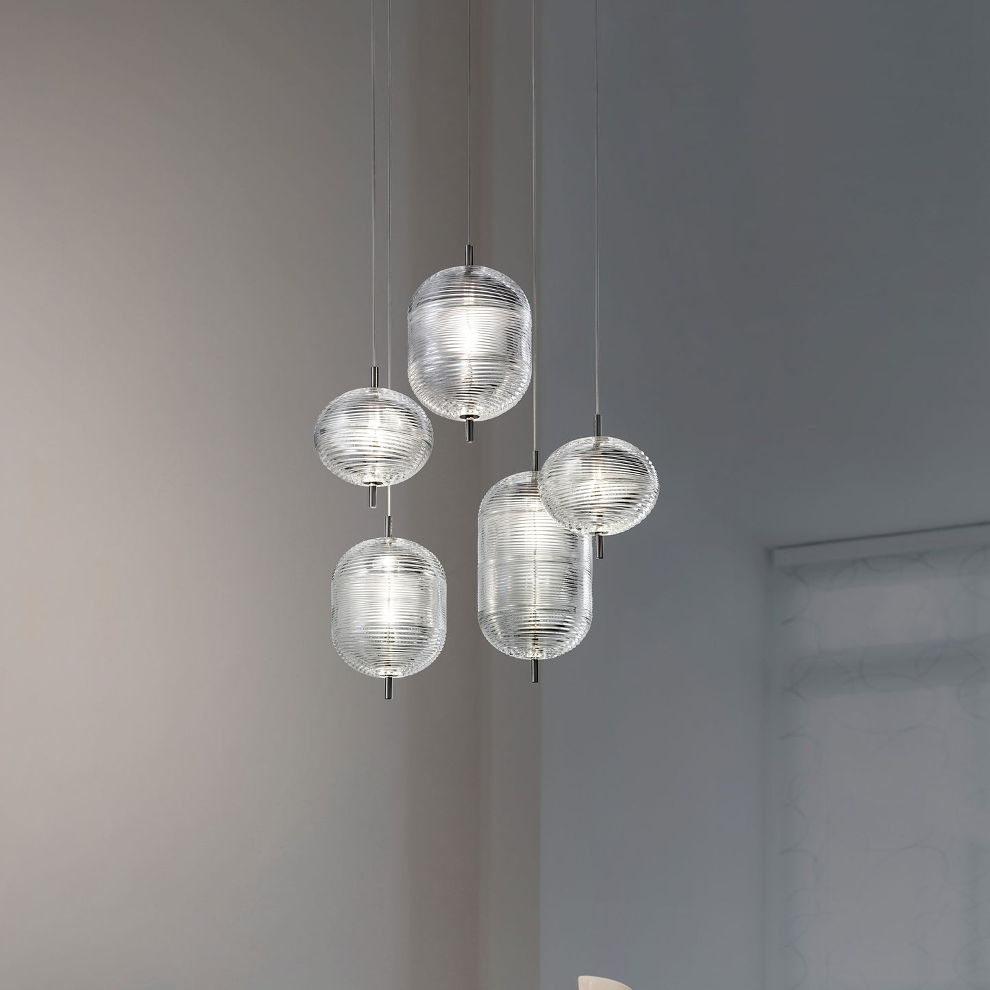 Jefferson Mixed 5 Light Round Pendant - $4,320.00