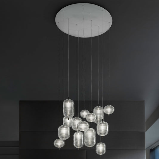 Jefferson Mixed 14 Light Round Chandelier - $13,215.00