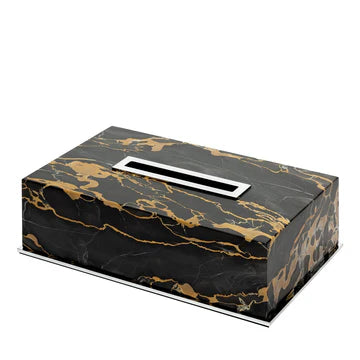 GIOBAGNARA | POSITANO MARBLE RECTANGULAR TISSUE HOLDER #2 | $1,475.00