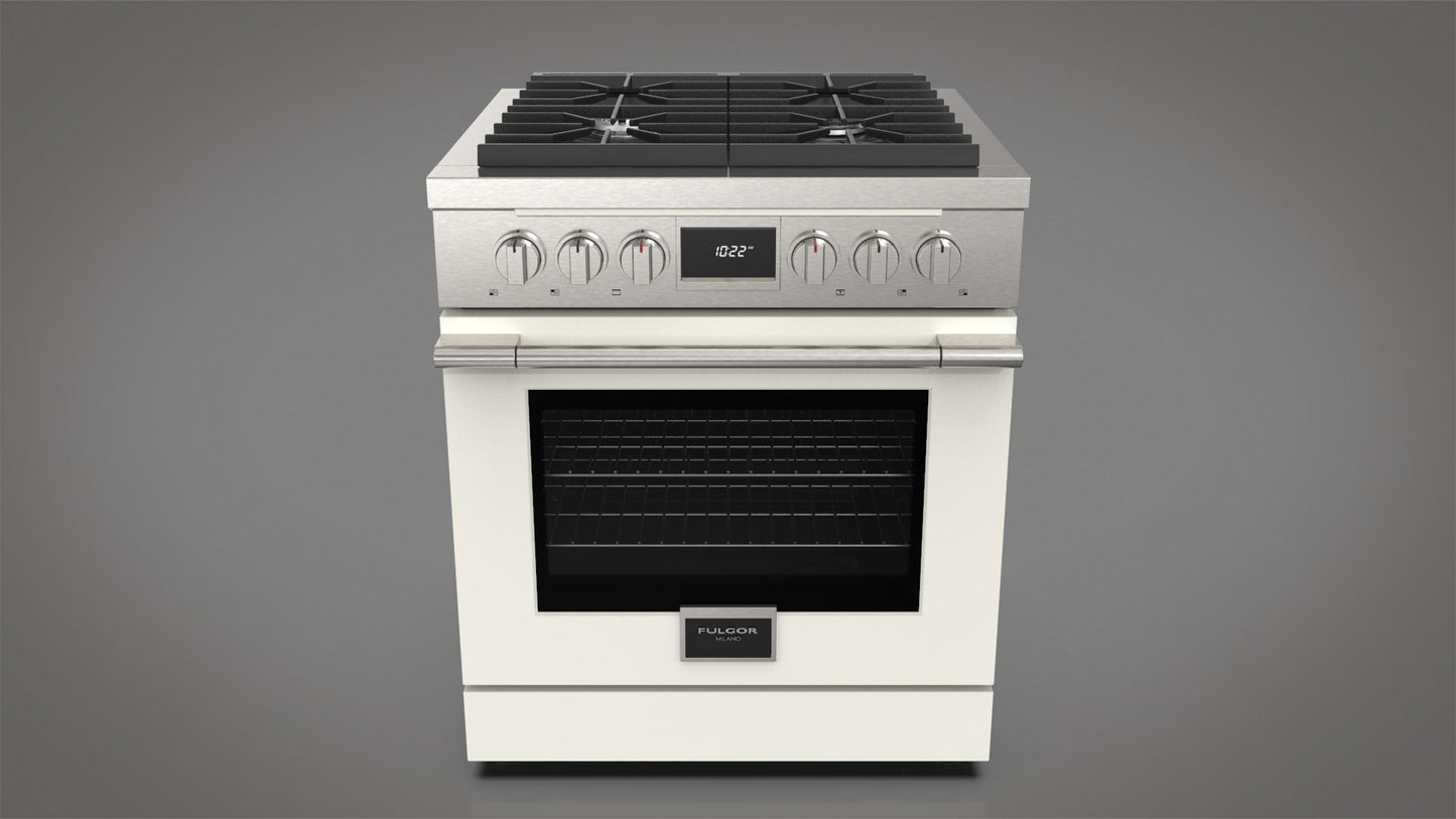 FULGOR MILANO | 30" PRO-STYLE DUAL FUEL RANGE | $4,549.00 - $5,848.00