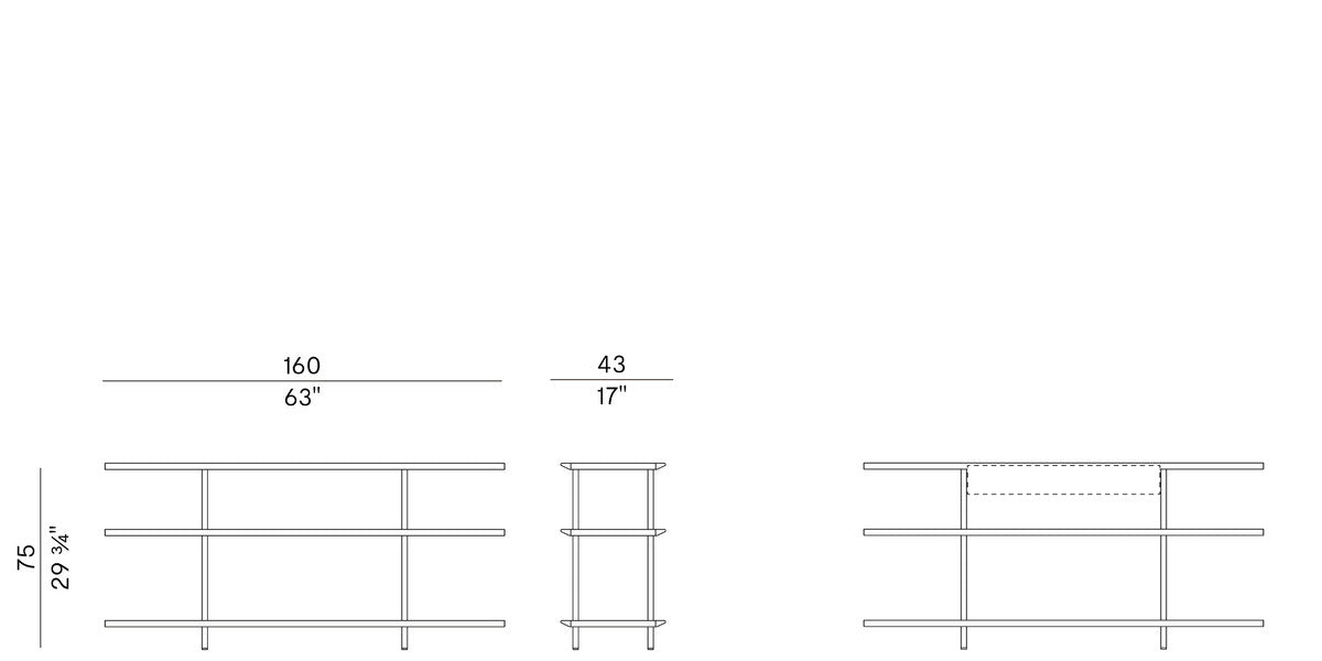 POTOCCO | Arial Bookshelf