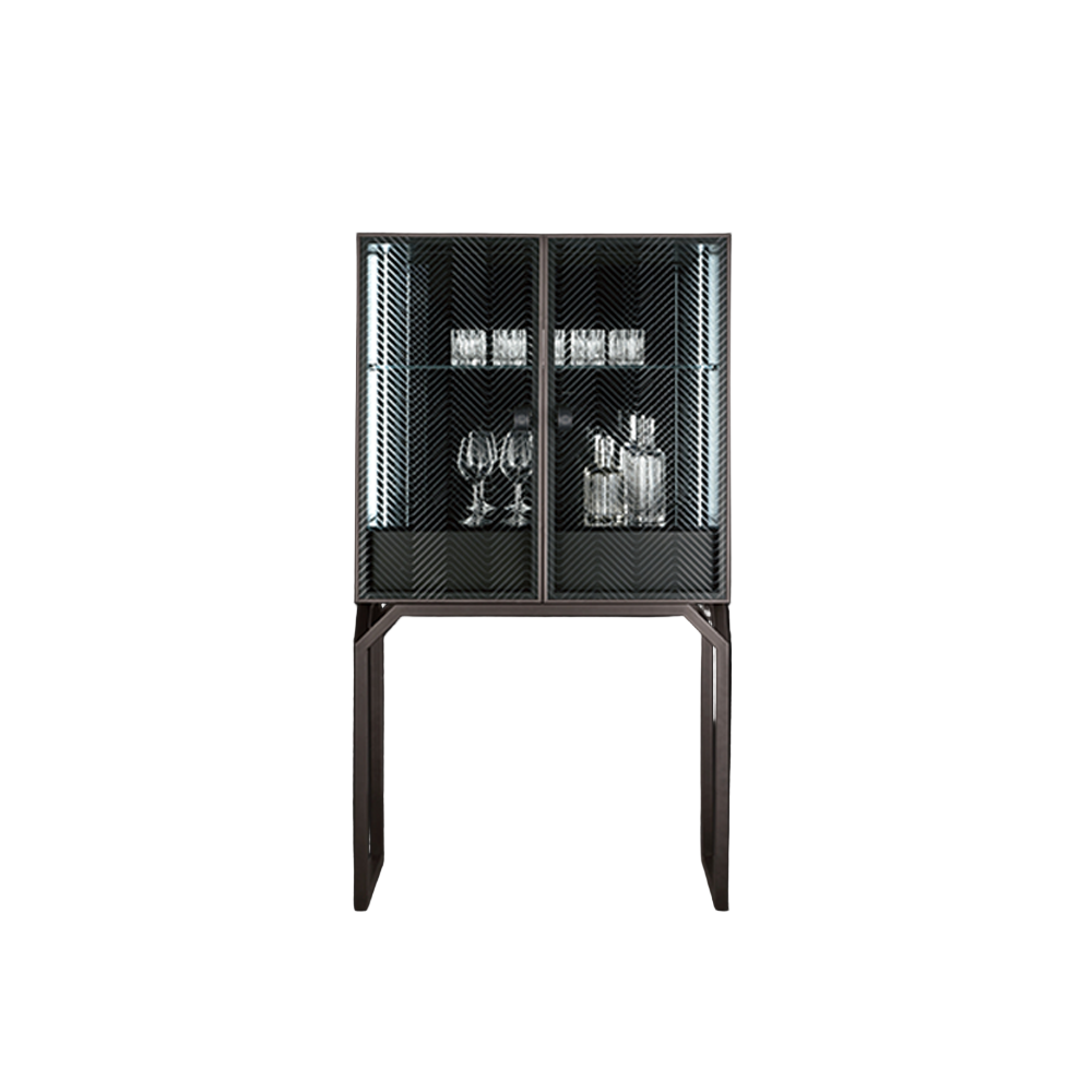 DRAGONFLY GLASS BAR CABINET I $16,950.00