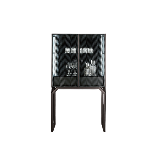 DRAGONFLY GLASS BAR CABINET I $16,950.00