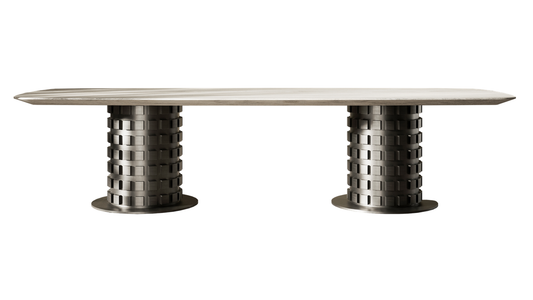 AVOLA DINING TABLE BOAT 126"| $29,300.00 - $39,700.00