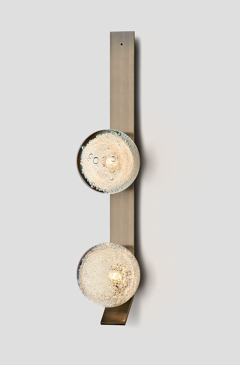 ARTICOLO I FIZI ON KICK WALL SCONCE I DOUBLE