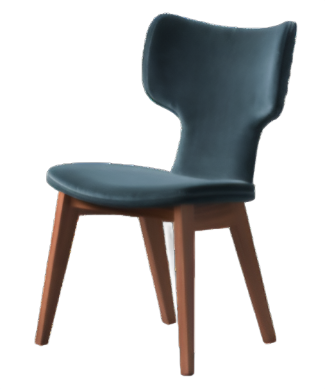 BAMAX | 90.0365 LEATHER QUILTED DINING CHAIR   - $1,699.50
