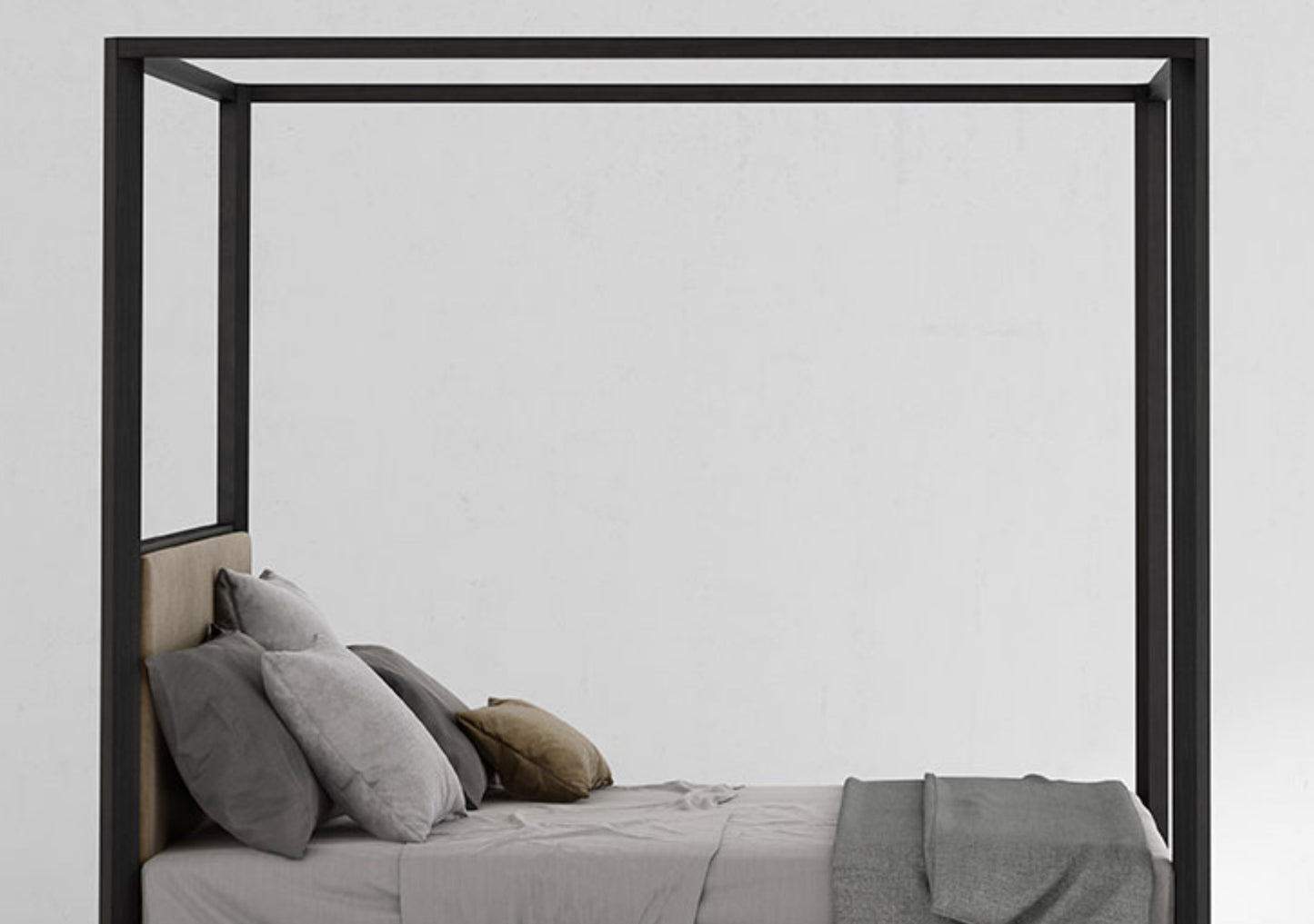 PUNT MOBLES | BREDA BED WITH CANOPY | $8,850.00