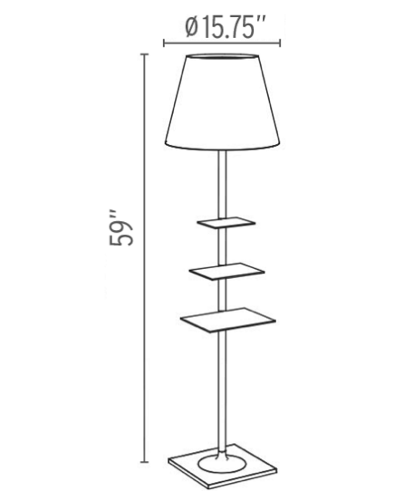 FLOS | BIBLIOTEQUE FLOOR LAMP LIGHT | $6,700.00 - $7,380.00