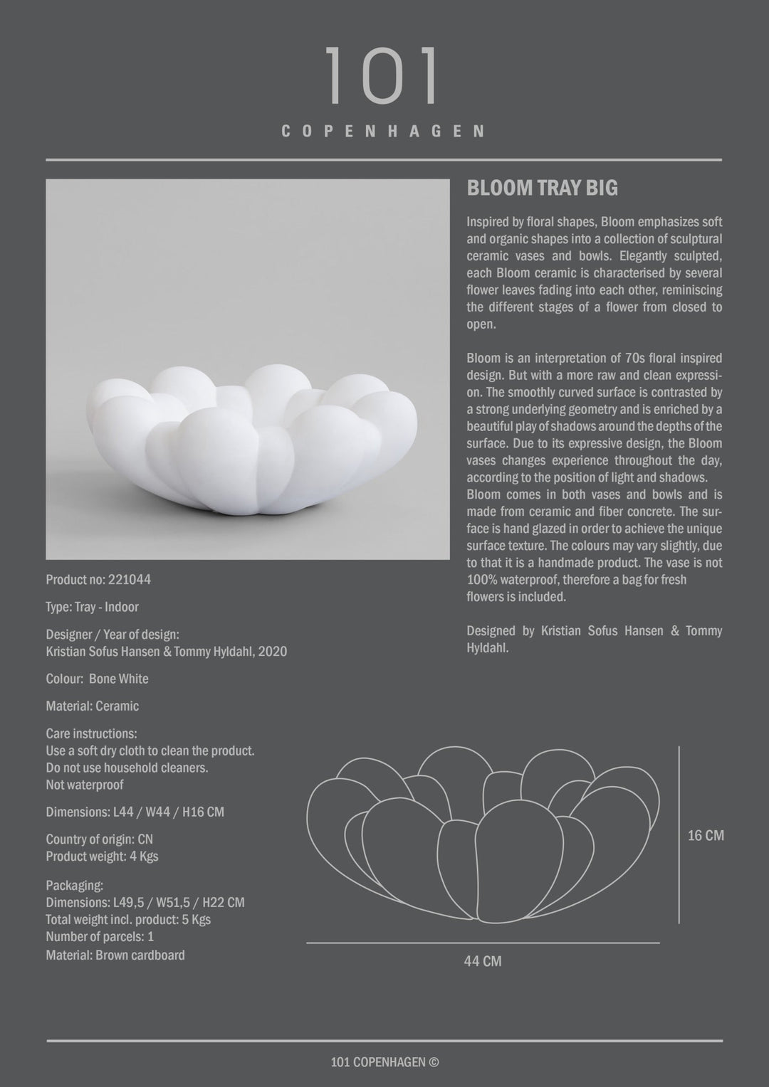 101 COPENHAGEN I BLOOM TRAYI $50.00 - $295.00