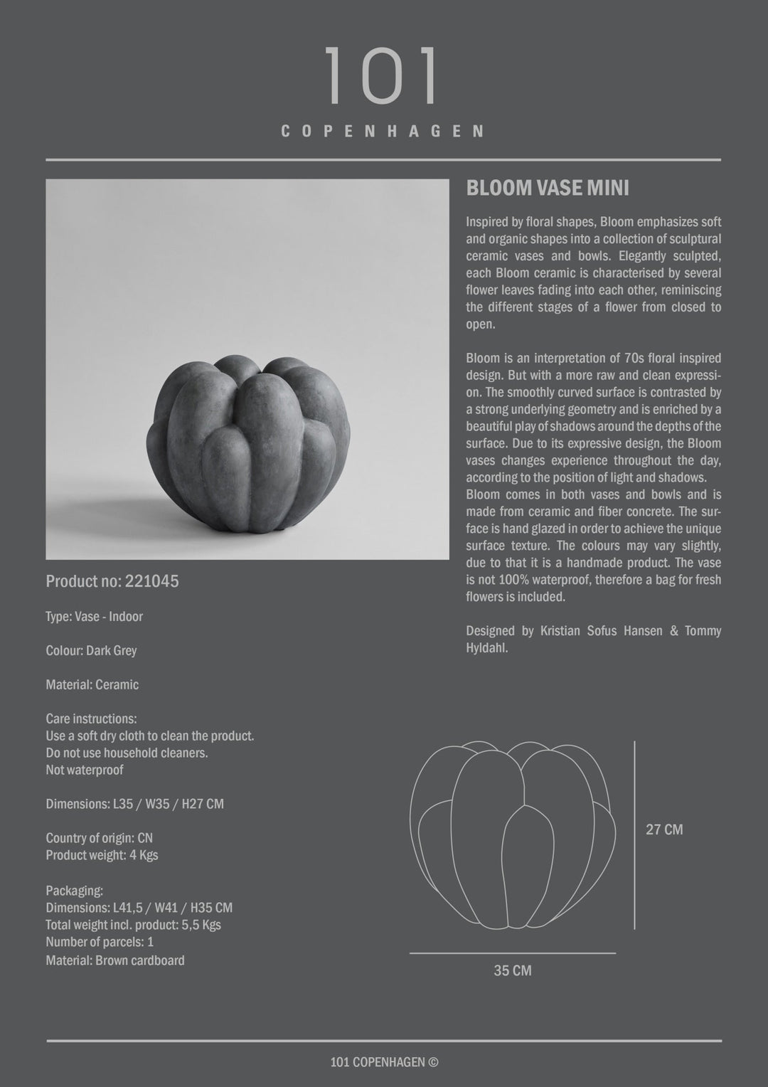 BLOOM VASE, MINI I $295.00