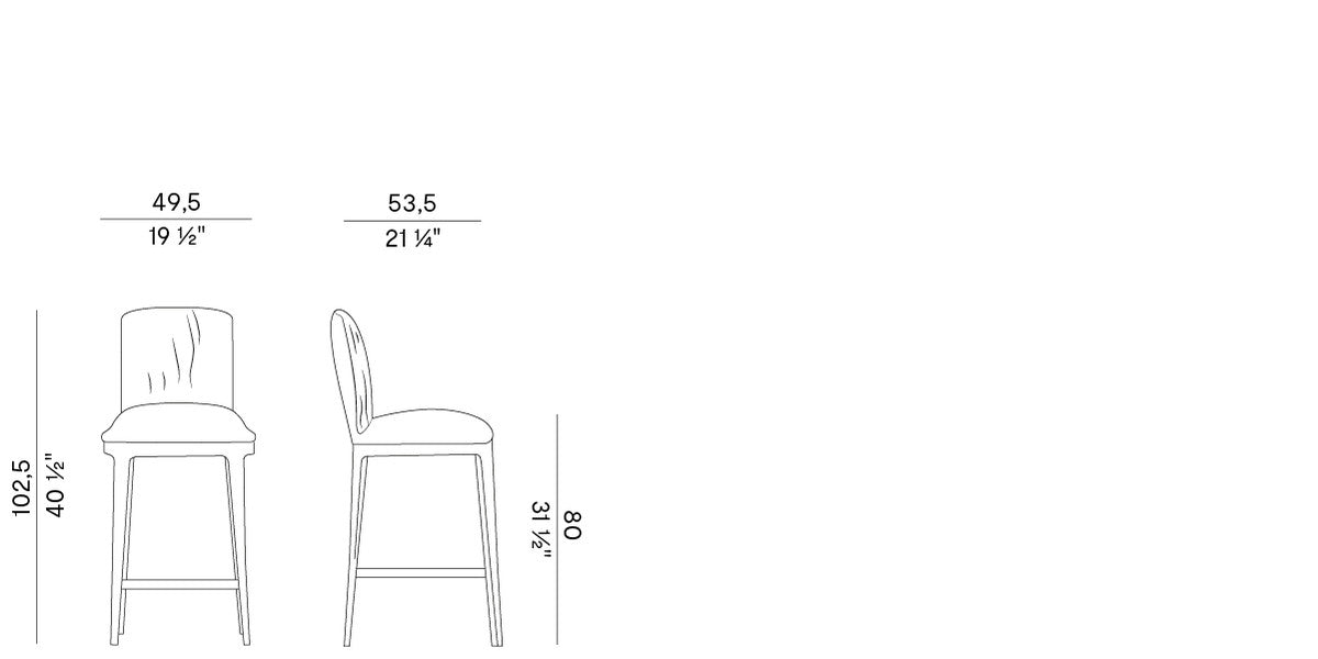 POTOCCO | Blossom Bar Stools