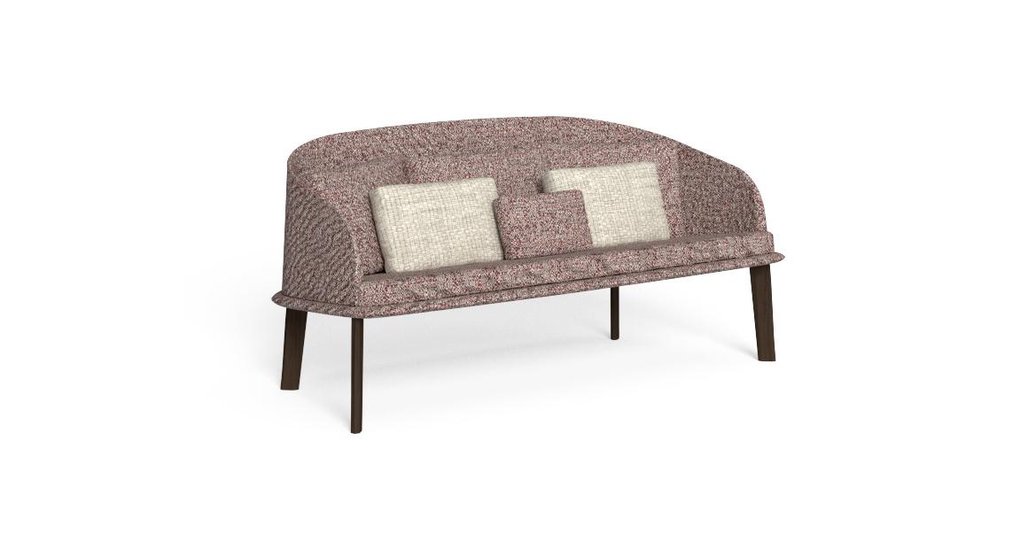 TALENTI | CLEOSOFT//WOOD LOVE SEAT- $10,275.30