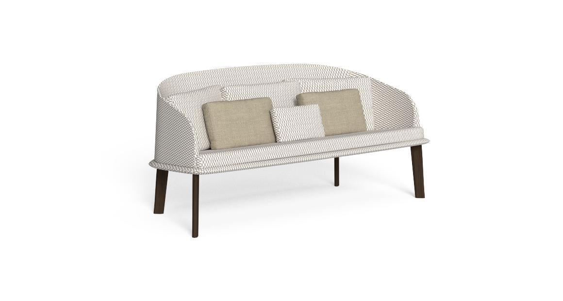 TALENTI | CLEOSOFT//WOOD LOVE SEAT- $10,275.30