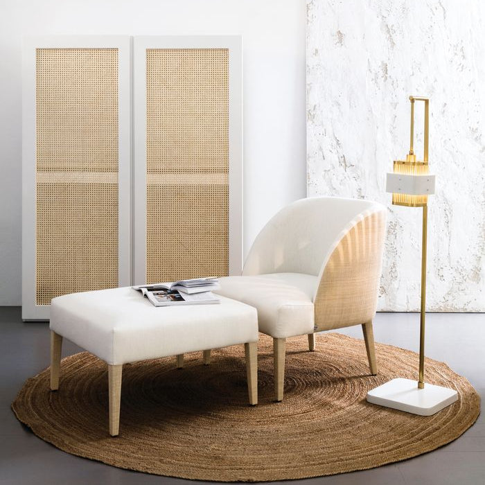 COLETTE RAFFIA LOUNGE CHAIR - $3,503.36
