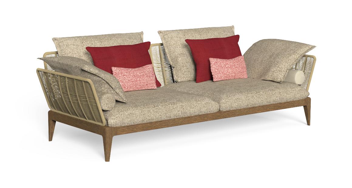 TALENTI | CRUISE//TEAK 3 SEATER SOFA - $17.098.29 - $17,936.45
