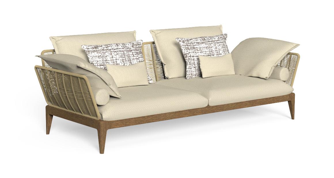 TALENTI | CRUISE//TEAK 3 SEATER SOFA - $17.098.29 - $17,936.45