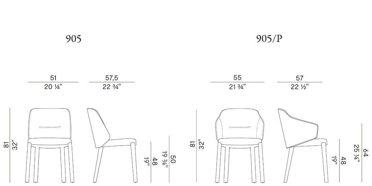 POTOCCO | Concha Dining Chair