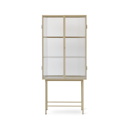 FERM LIVING | HAZE VITRINE - REEDED GLASS CABINET | $2,539.00