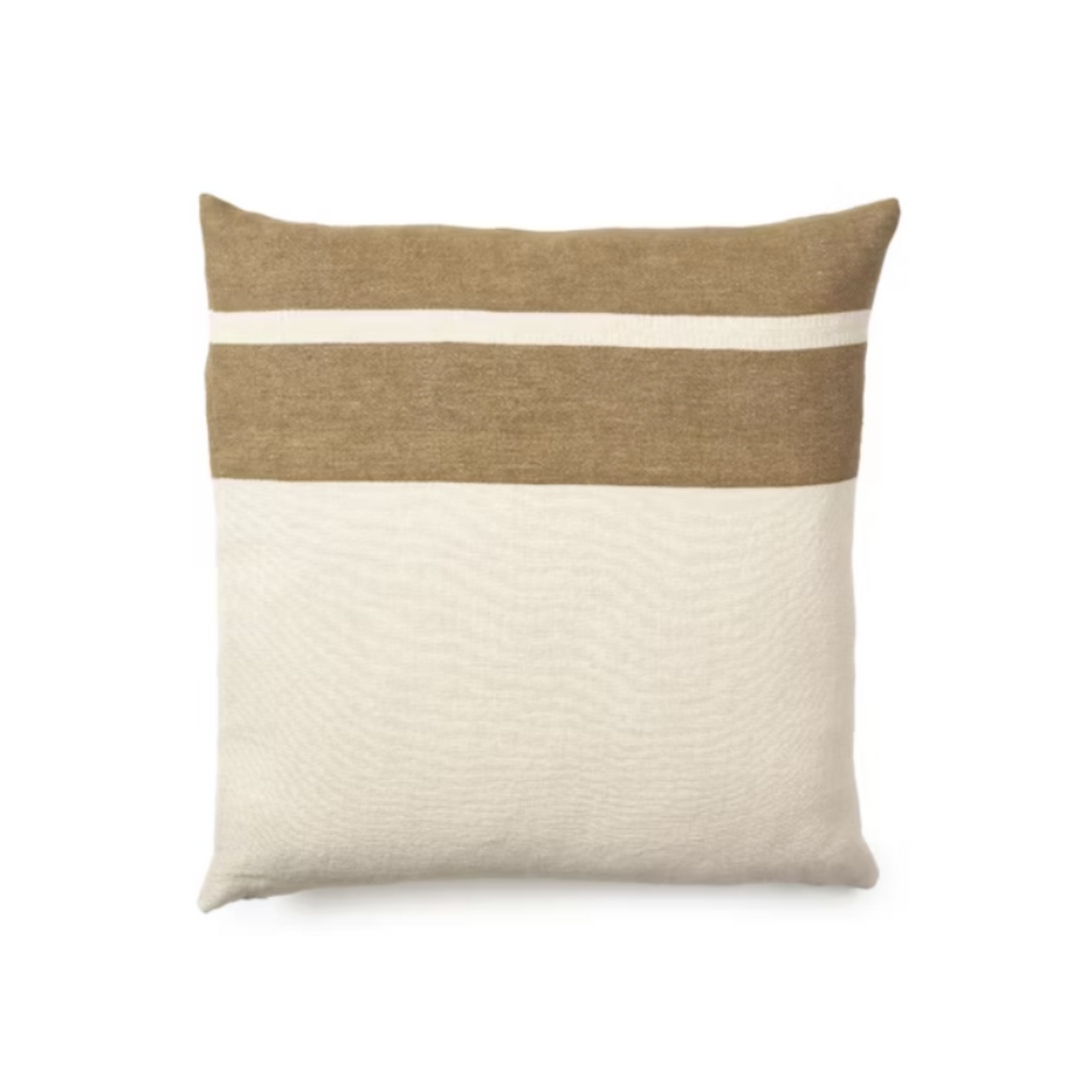 LIBECO | JULIAN PILLOW COVER RAILROAD STRIPE | $195.00