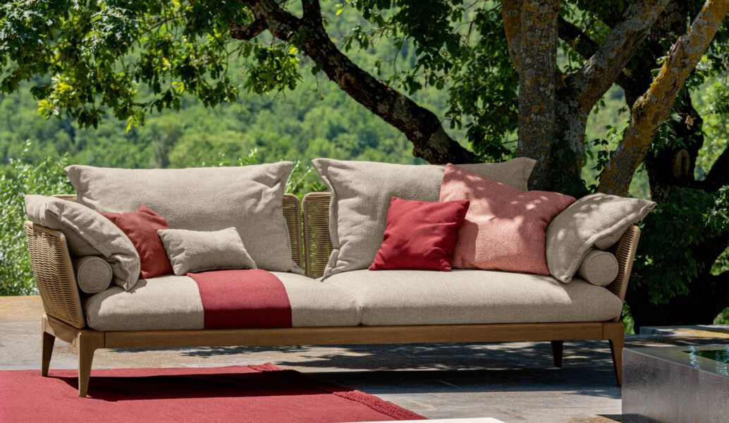 TALENTI | CRUISE//TEAK 3 SEATER SOFA - $17.098.29 - $17,936.45