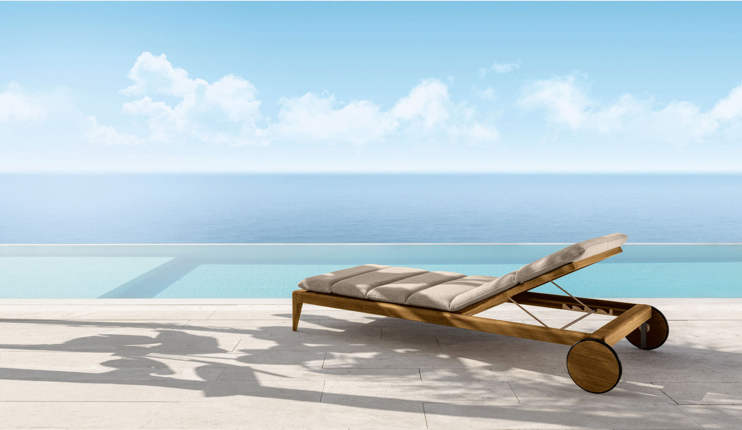 TALENTI | CRUISE//TEAK SUNBED - $8,636.23 - $8,869.17