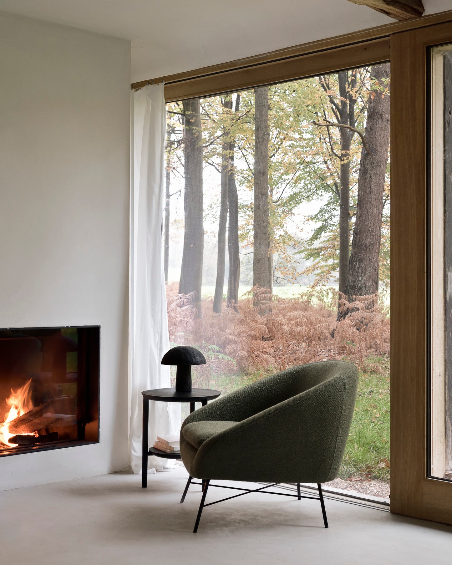 ETHNICRAFT BOK SIDE TABLE - OAK BLACK | $869.00