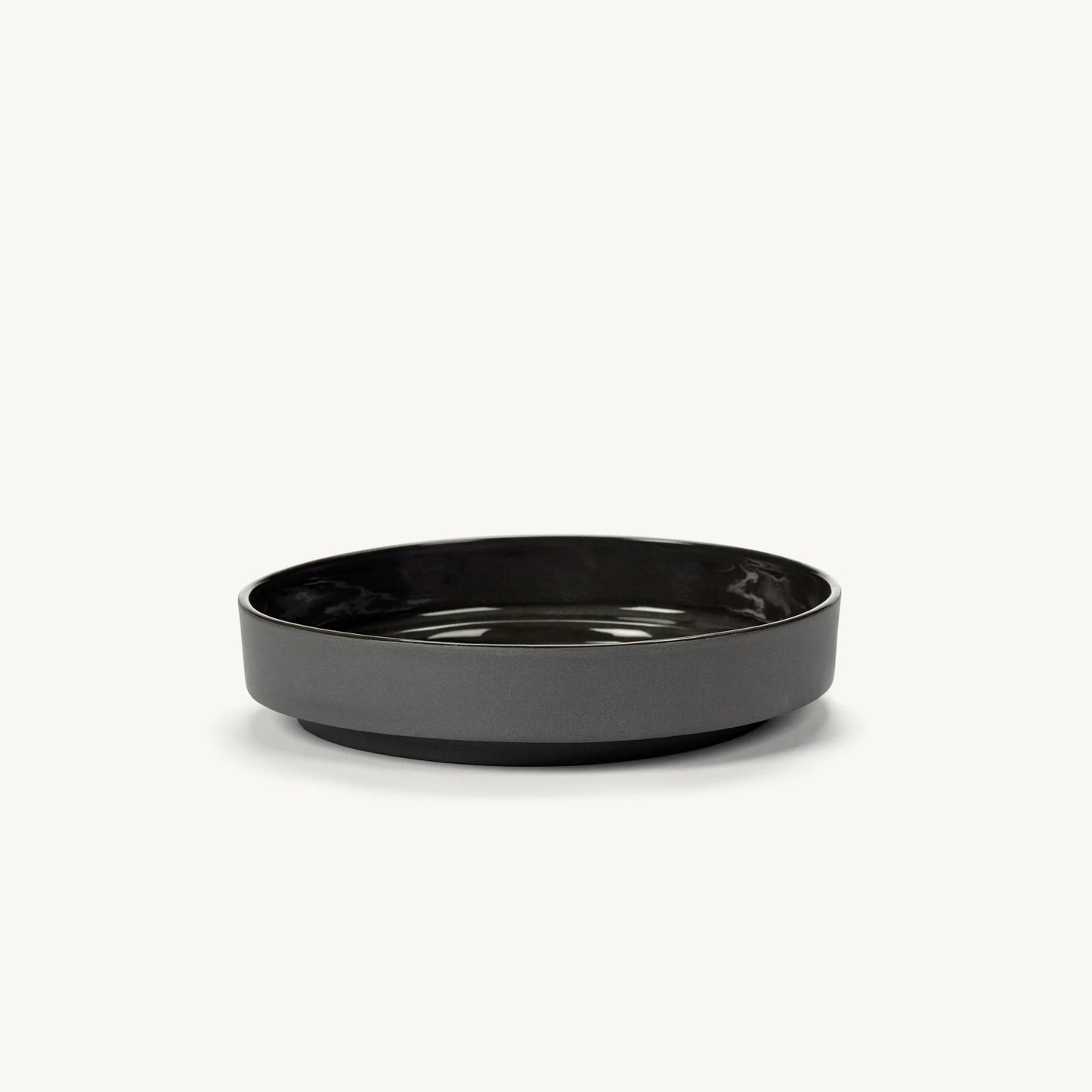 VALERIE OBJECTS | INNER CIRCLE HIGH PLATE, GREY BY MARTEEN BAAS | $69.00