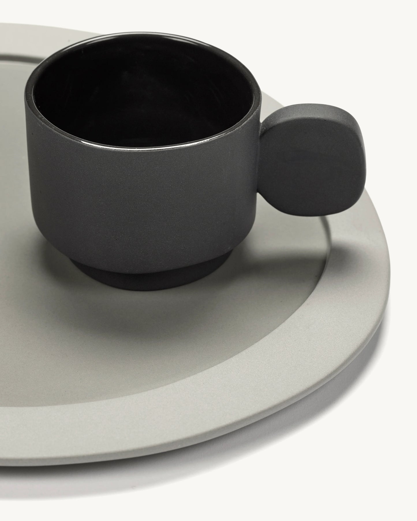 Valerie Objects Inner Circle Cup, grey by Maarten Baas - $24.00