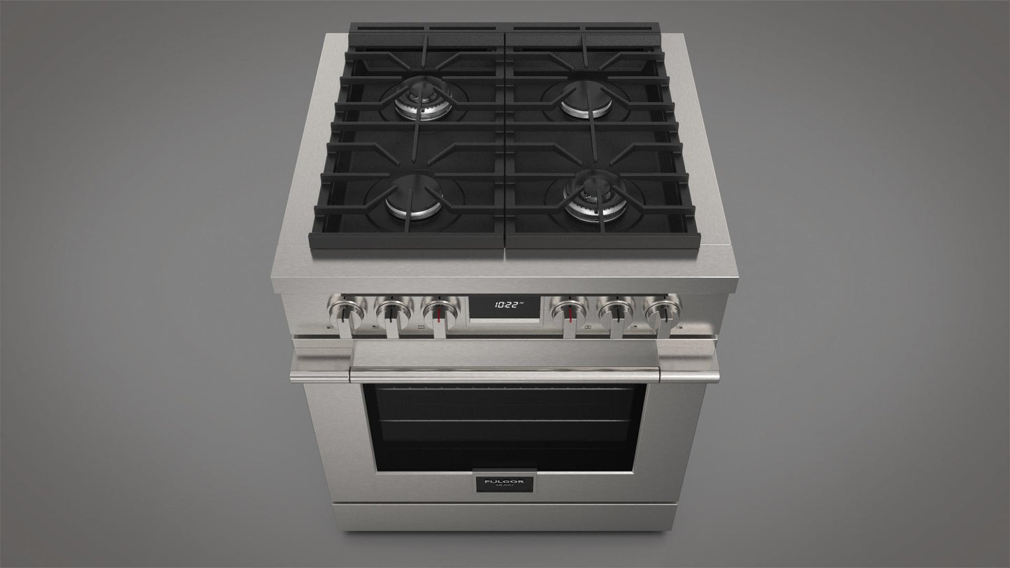FULGOR MILANO | 30" PRO-STYLE DUAL FUEL RANGE | $4,549.00 - $5,848.00