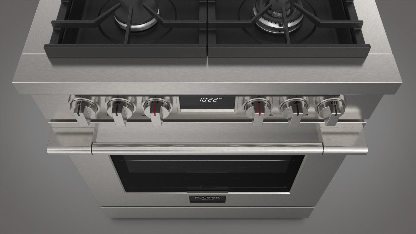 FULGOR MILANO | 30" PRO-STYLE DUAL FUEL RANGE | $4,549.00 - $5,848.00