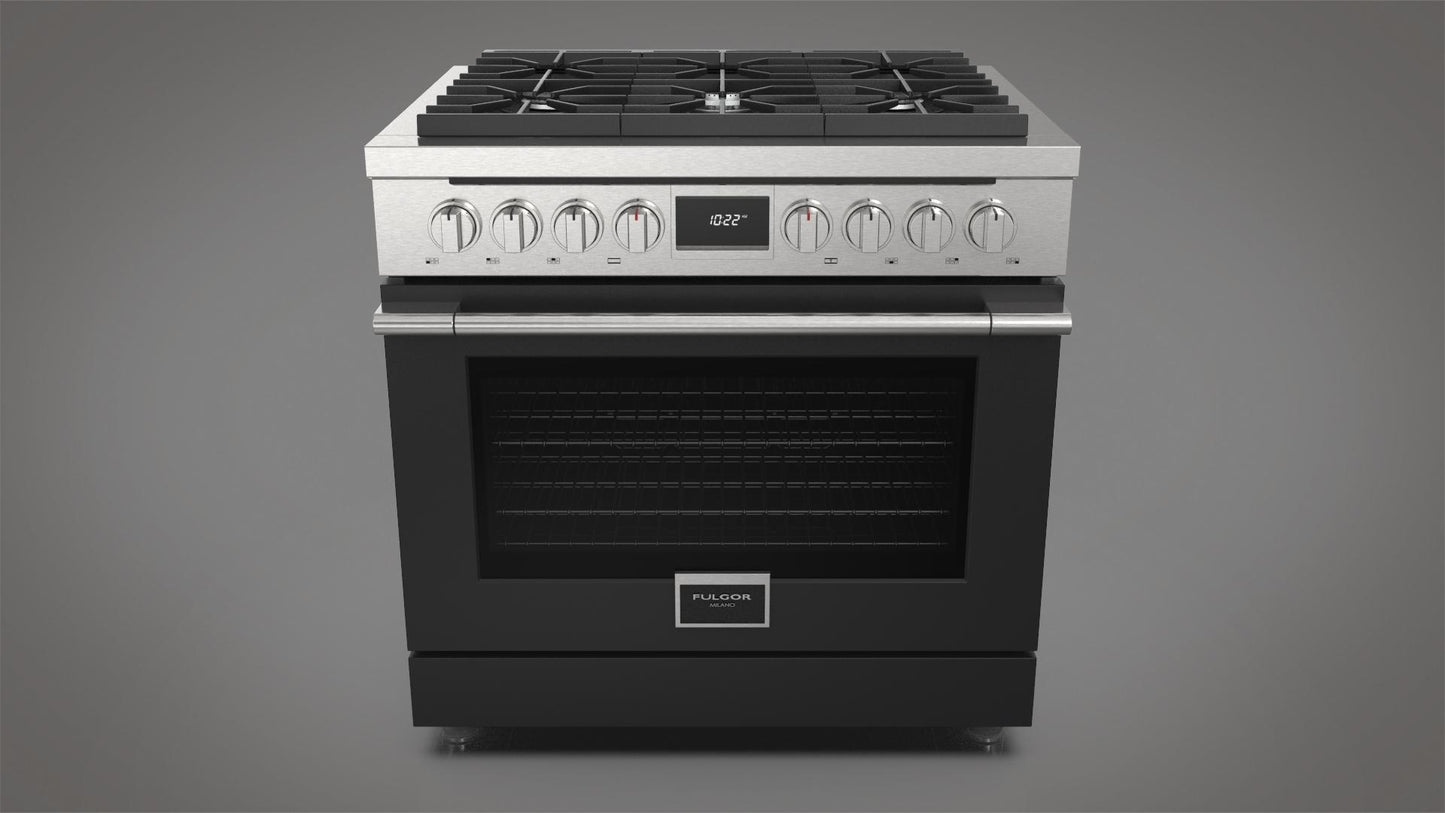 FULGOR MILANO | 36" PRO-STYLE DUAL FUEL RANGE | $5,399.00 - $6,628.00