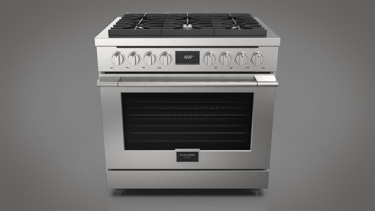 FULGOR MILANO | 36" PRO-STYLE DUAL FUEL RANGE | $5,399.00 - $6,628.00