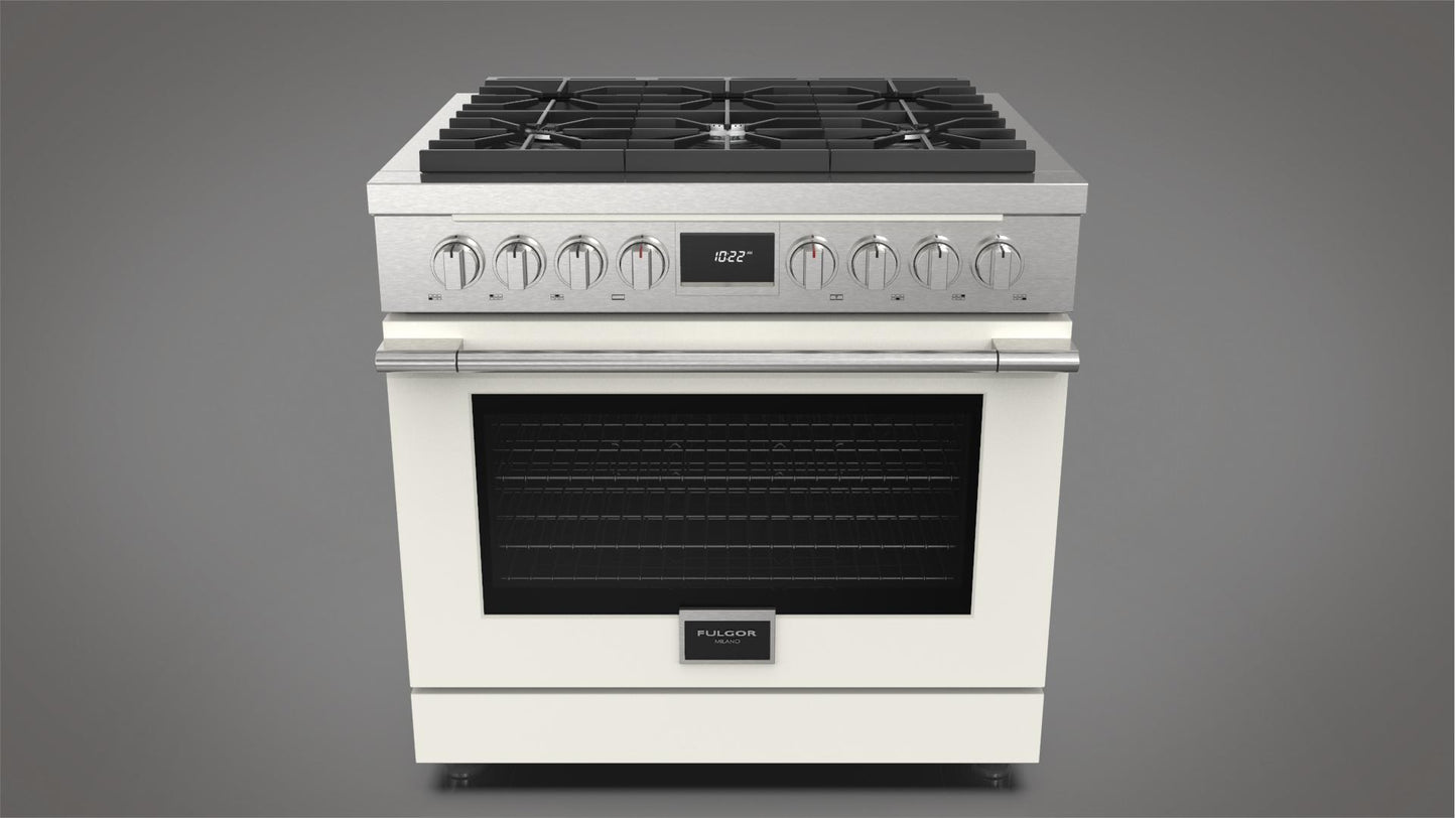 FULGOR MILANO | 36" PRO-STYLE DUAL FUEL RANGE | $5,399.00 - $6,628.00