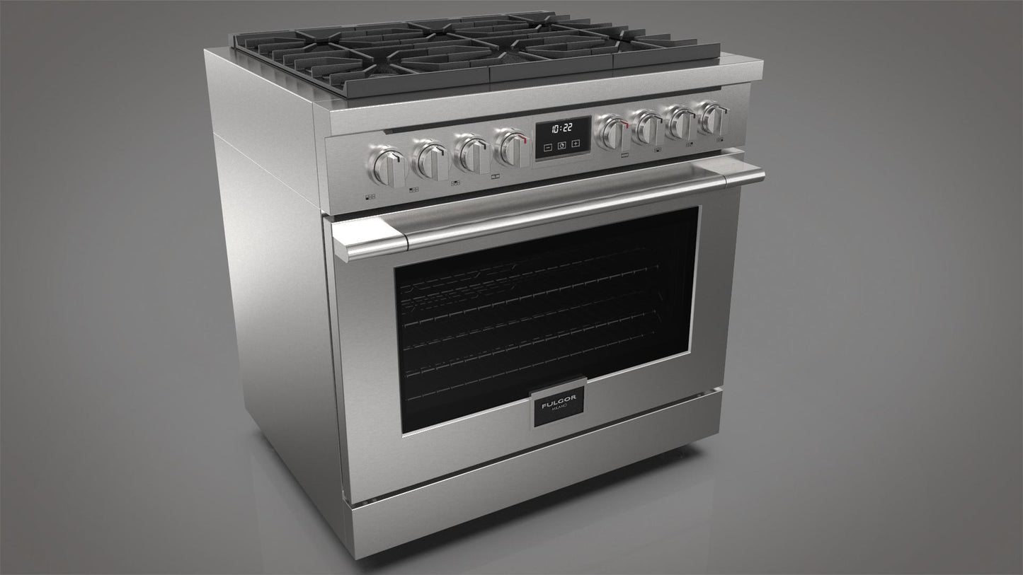 FULGOR MILANO | 36" FREESTANDING GAS RANGE | $5,249.00 - $6,298.00