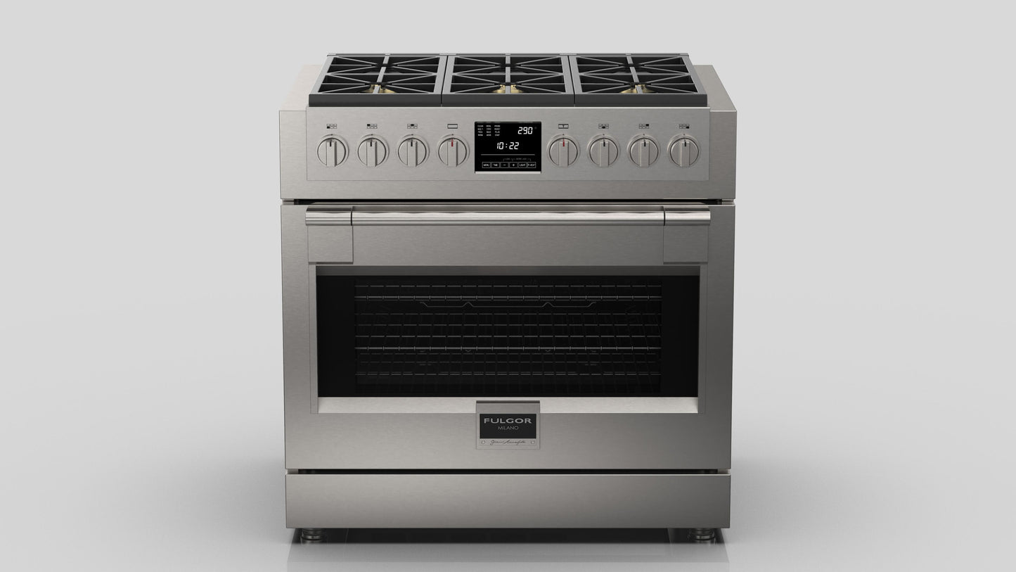 FULGOR MILANO | 36 Inch Freestanding Dual Fuel Range - $8,499.00 - $9,728.00