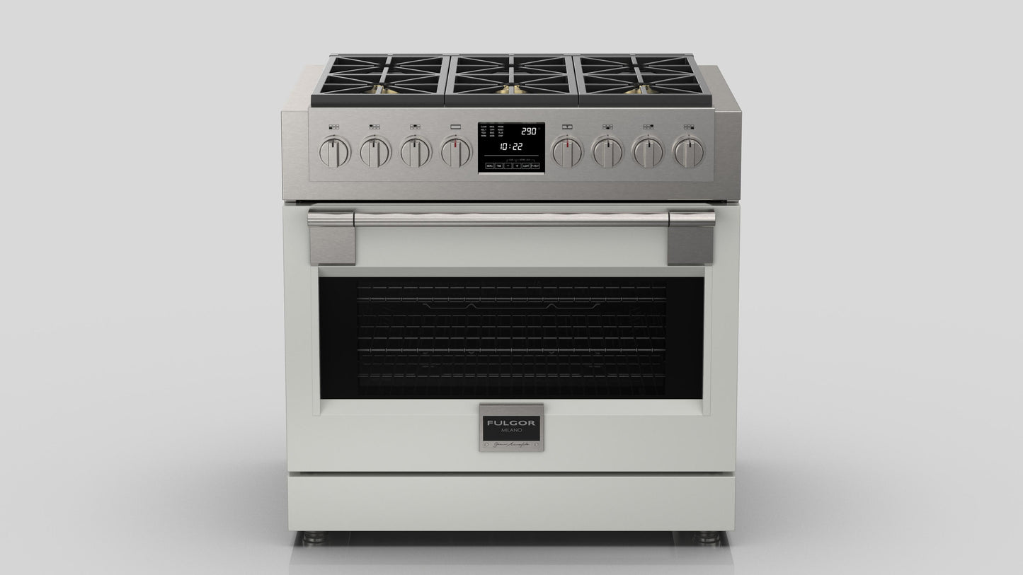 FULGOR MILANO | 36" FREESTANDING DUAL FUEL RANGE | $8,499.00 - $9,728.00