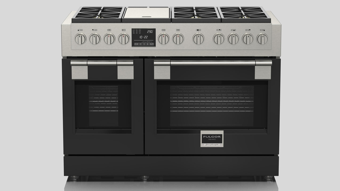 FULGOR MILANO | 48" DUAL FUEL PROFESSIONAL RANGE | $12,499.00 - $14,418.00