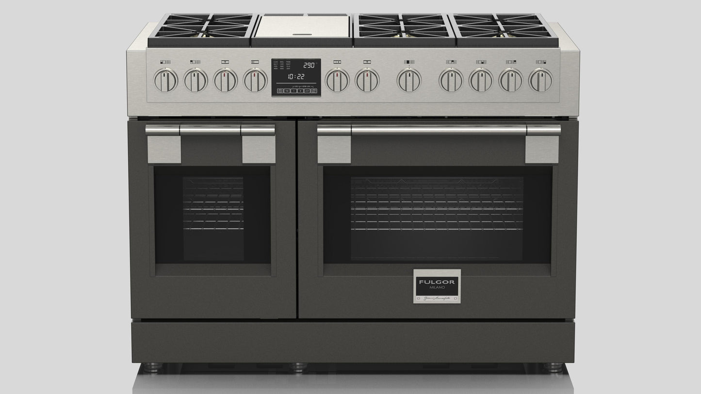 FULGOR MILANO | 48" DUAL FUEL PROFESSIONAL RANGE | $12,499.00 - $14,418.00