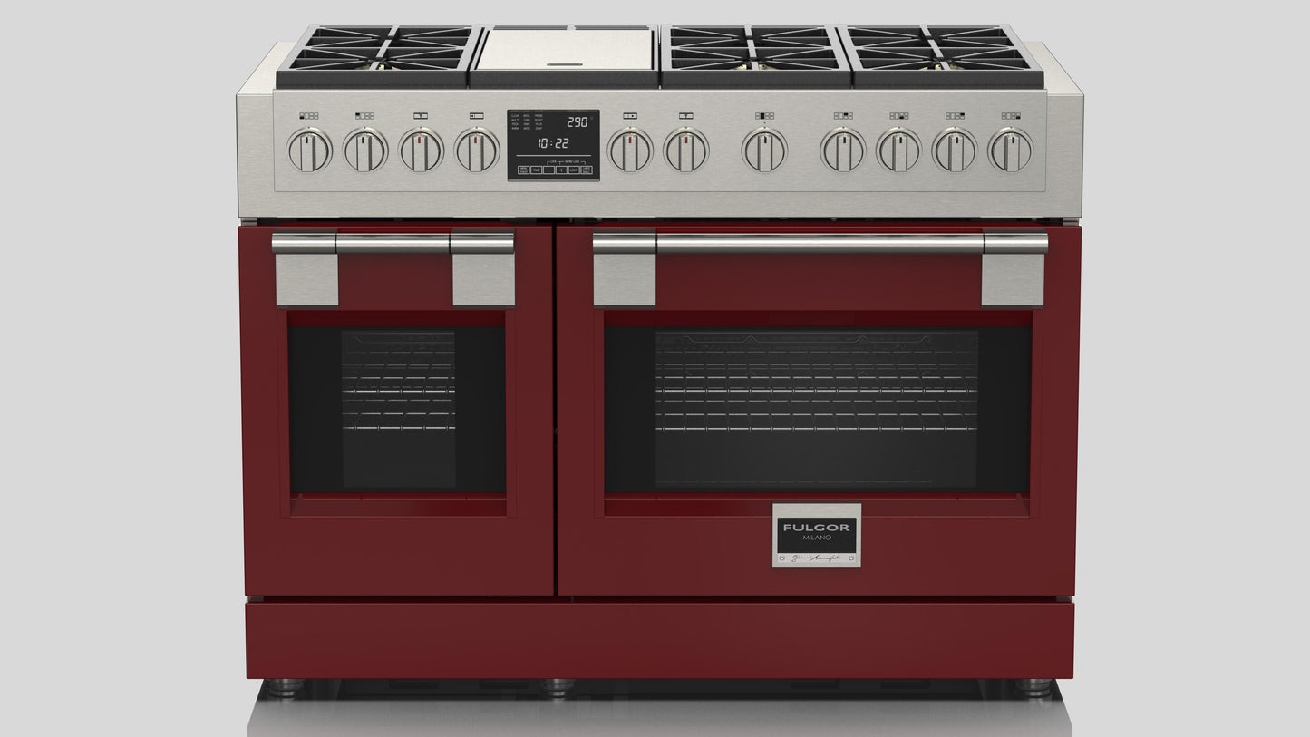 FULGOR MILANO | 48" DUAL FUEL PROFESSIONAL RANGE | $12,499.00 - $14,418.00