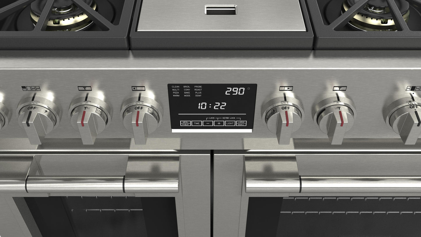 FULGOR MILANO | 48 Inch Dual Fuel Professional Range - $12,499.00 - $14,418.00