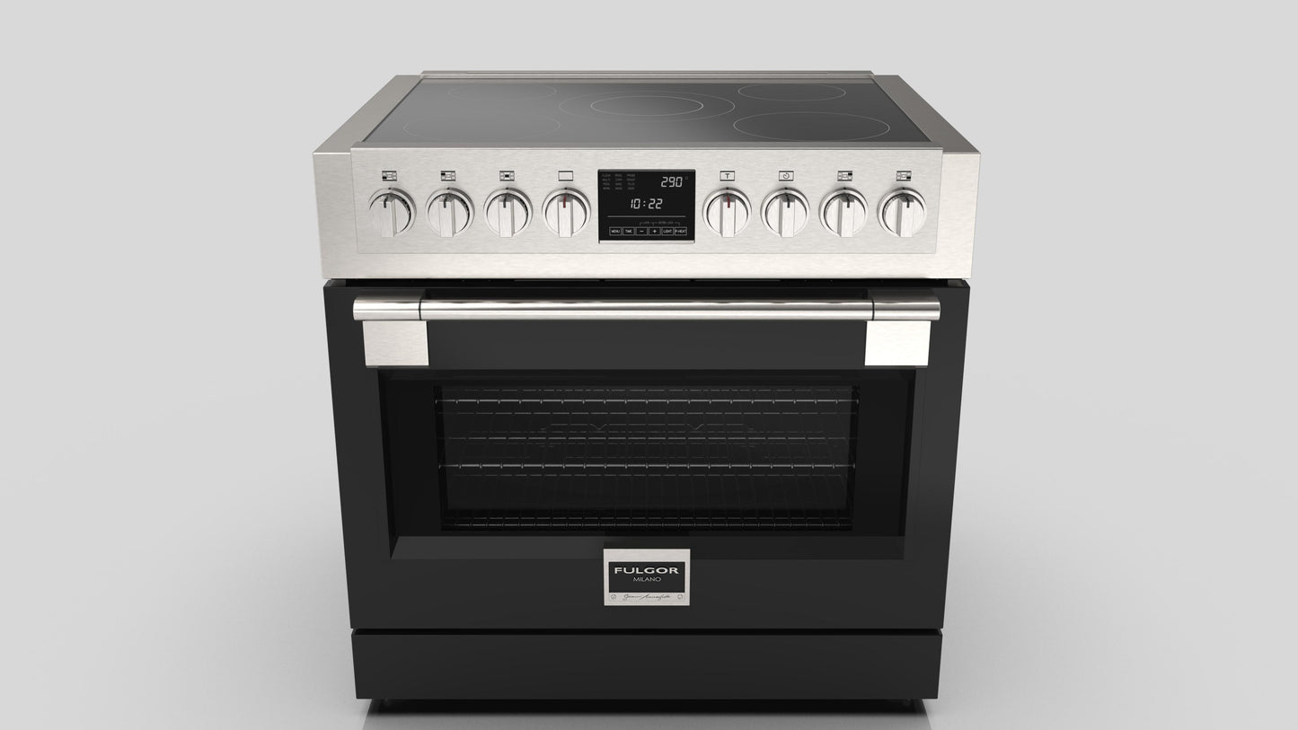 FULGOR MILANO | 36" INDUCTION FREESTANDING PRO-RANGER | $9,499.00 - $10,728.00