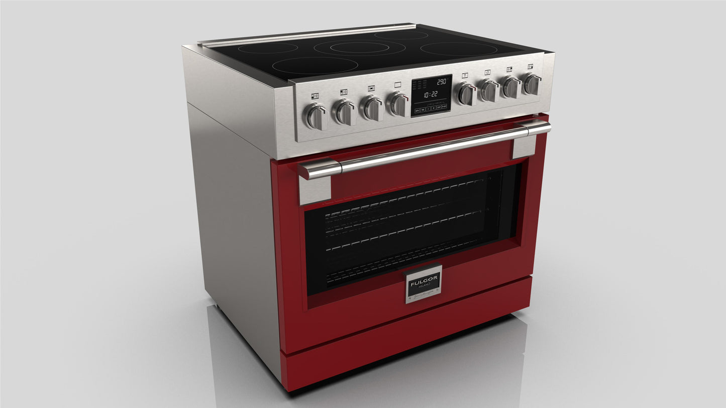 FULGOR MILANO | 36" INDUCTION FREESTANDING PRO-RANGER | $9,499.00 - $10,728.00