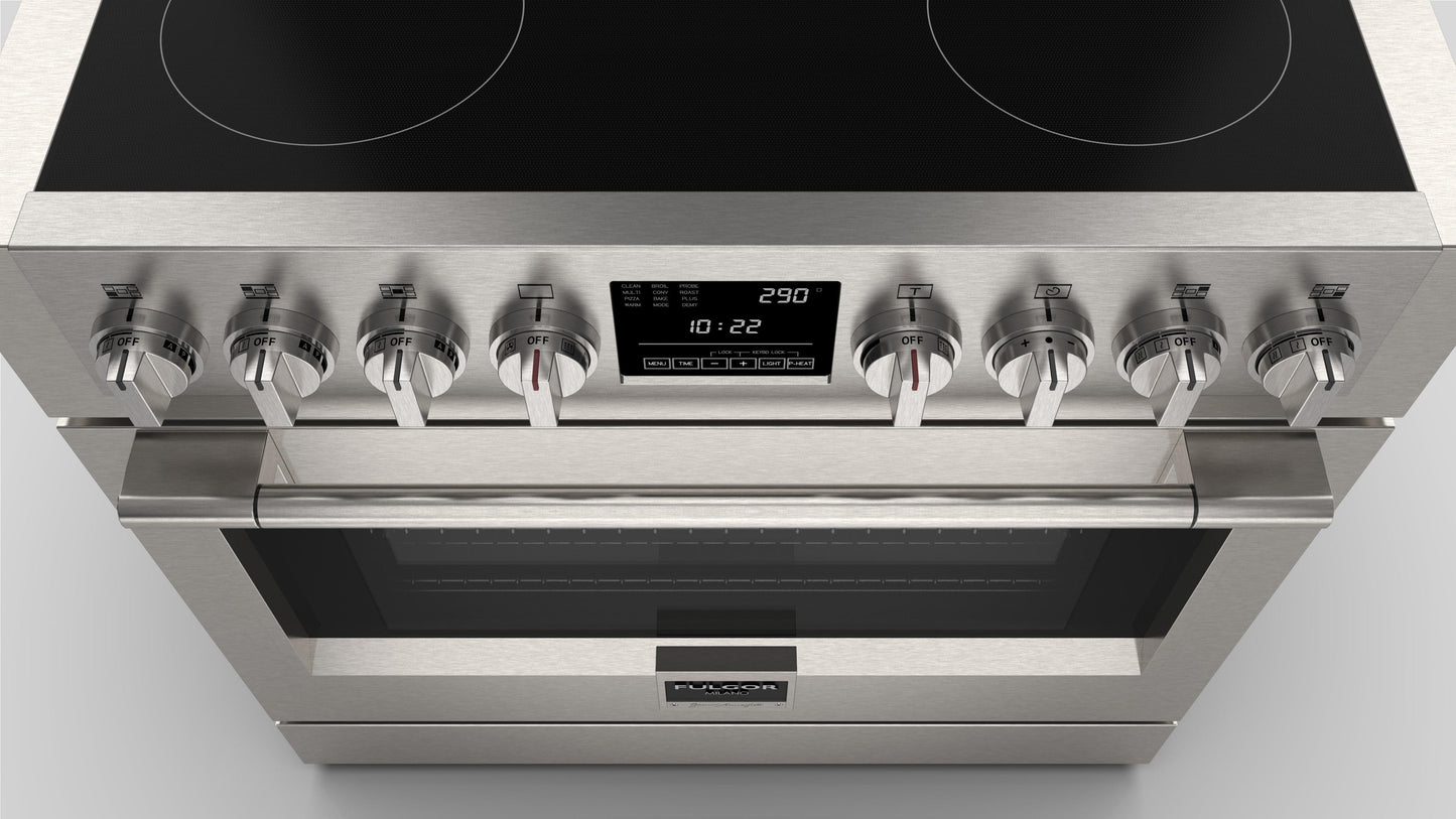 FULGOR MILANO | 36" INDUCTION FREESTANDING PRO-RANGER | $9,499.00 - $10,728.00