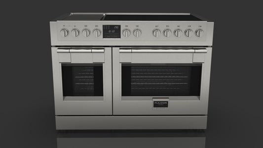 FULGOR MILANO | 48" FREESTANDING PRO INDUCTION RANGE W GRIDDLE | $15,499.00 - $17,418.00