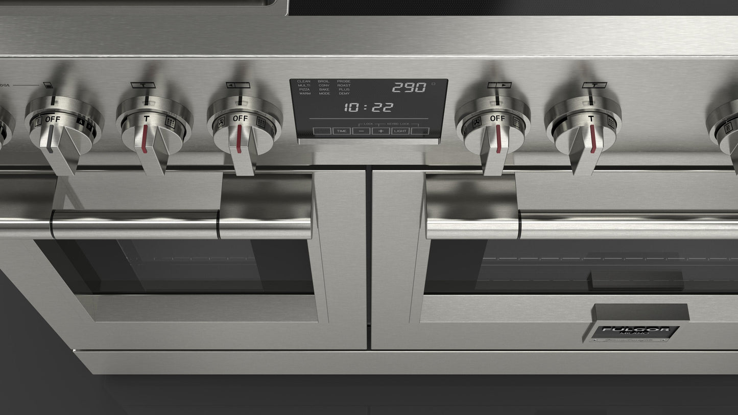 FULGOR MILANO | 48" FREESTANDING PRO INDUCTION RANGE W GRIDDLE | $15,499.00 - $17,418.00