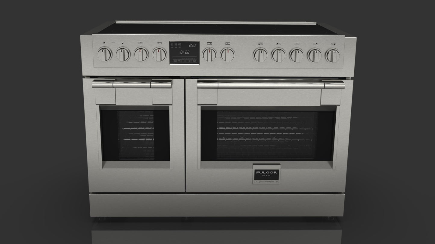 FULGOR MILANO | 48" FREESTANDING PROFESSIONAL INDUCTION RANGE | $14,499.00 - $16,418.00